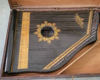 Antique musical instruments 