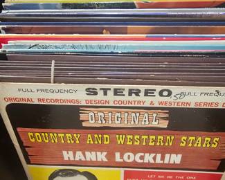 Albums, 45s and musical instruments