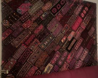 Quilted wall hanging made by the owner