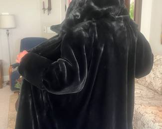 Back side of coat