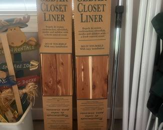Cedar closet liner 
