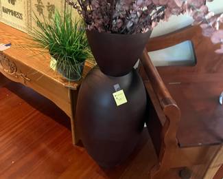 Nice standing vase  with flowers 