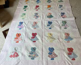Holly Hobby hand stitched quilt $100