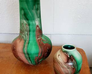 Vintage Garden Of The Gods Pottery Colorado Vase