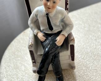 John F Kennedy VTG 1962 JFK Rocking Chair Salt & Pepper Shakers Ceramic Japan