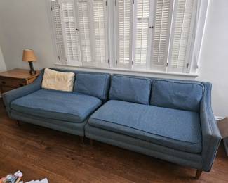 Retro 2 piece custom sofa