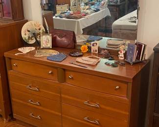 Vintage Dresser Chest with Mirror