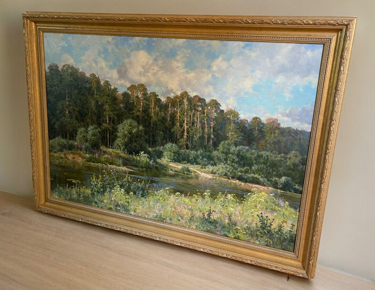 Listed artist Kovalenko painting called "Summer Day"