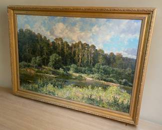 Listed artist Kovalenko painting called "Summer Day"