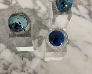 Josh Simpson Planets on lucite stand