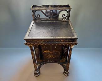 Antique mother of pearl desk