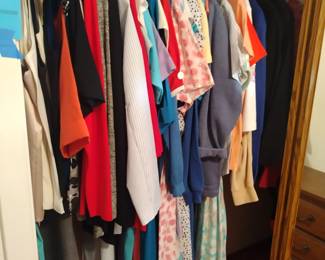 Lots of Women's Clothes size Medium to Large.