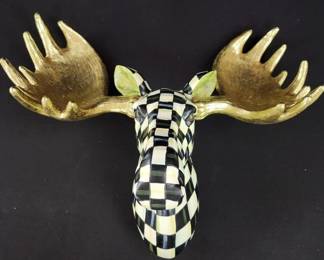 Lot # : 9 - Mackenzie Childs Courtly Check mounted