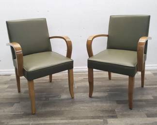 Lot # : 607 - Pair of vintage custom made arm chairs