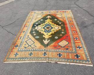 Lot # : 774 - Large handmade southwestern style area rug

