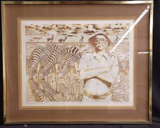 Lot # : 636 - Pencil signed and numbered print