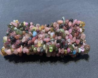 Lot # : 203 - Gemstone bracelet 
