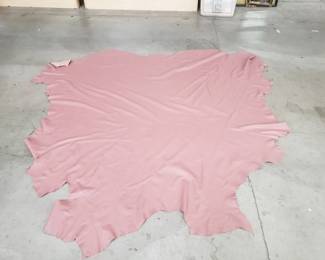 Lot # : 506 - Pair of maroon leather hides