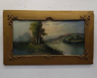 Lot # : 299 - Chandler signed pastel painting