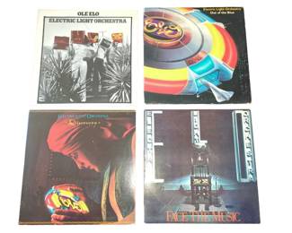 Lot # : 289a - Four vintage Electric Light Orchestra (ELO) vinyl
