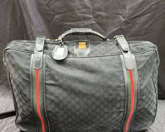 Lot # : 468 - Vintage designer style suitcase marked Gucci