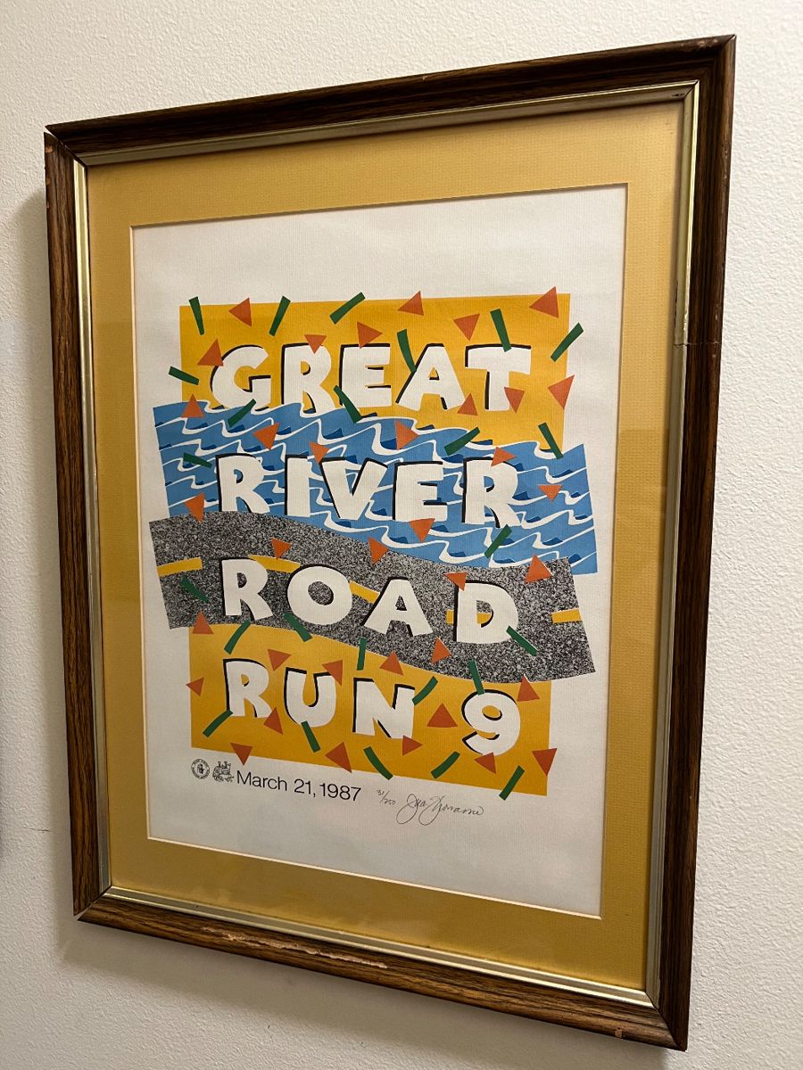 Multiple Vintage Baton Rouge Great River Road Run Signed and Numbered Poster’s