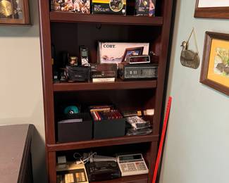 Bookcase with Electronics