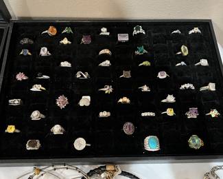 Sterling silver rings