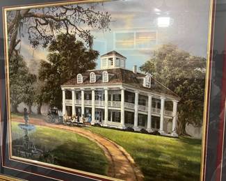 Pamela B. shows “Southern Splendor” Houmas House Print 