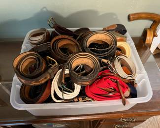 Leather belts