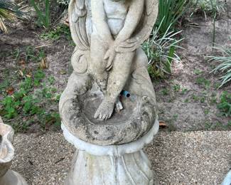 Concrete Cherub Fountain