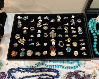 Costume jewelry rings
