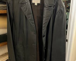 Lambskin leather jacket