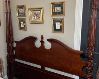 Rosewood KingSize Rice Bed