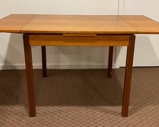 Danish Teak Expandable Breakfast Table

