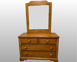 Stanley Furniture Chest Of Drawers / Dresser With Mirror
