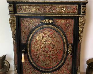 Boule cabinet: Descended in this fine old Cleveland family since the 19th c