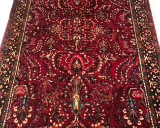 Persian throw rug