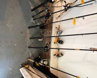 Fishing rods and reels