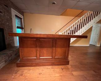 72" x 36" Custom Build Birch solid wood Bar