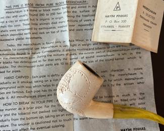 Vintage Turkish meerschaum pipe.