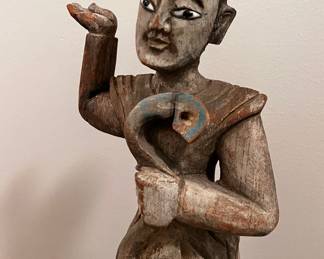 $75 USD     Asian Figurine Statue B239-23     Introduce the elegant and exclusive Asian Figurine Statue. This beautifully crafted statue exudes sophistication and refinement, making it the perfect addition to any luxury home decor. With intricate details, it adds a touch of culture and art to your space. Bring the essence of Asia into your home with this exquisite figurine.

Dimensions: 7 x 4 x 24H in
Condition: In very good condition with expected signs of age and wear based on the nature of the piece.

Location: Local pick up Lake Oswego, OR.  Shipping suggestions available upon request.      https://goodbyhello.com/products/set-of-two-green-ceramic-vases-239-22-copy?_pos=1&_sid=f4ac17e30&_ss=r