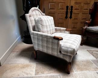 $1500 USD     Dennis & Leen Large Provincial Buffalo Plaid Arm Chair B239-02    Add a touch of sophistication to any room with the Dennis & Leen Large Provincial Buffalo Plaid Arm Chair. Its elegant design and premium quality make it a luxurious addition to your home. Experience comfort and style like never before with this stunning arm chair.

Dimensions: 29 x 32 x 39H in  |  Seat 21 x 21 x 19H in  |  Arm 23H in

Condition: This is a used piece that is in like new condition.  A beautiful piece.

Location: Local pick up Lake Oswego, OR 97034.  Shipper suggestions available upon request.     https://goodbyhello.com/products/english-leather-arm-chair-239-01-copy?_pos=6&_sid=f4ac17e30&_ss=r