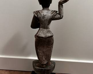 $75 USD     Asian Figurine Statue B239-23     Introduce the elegant and exclusive Asian Figurine Statue. This beautifully crafted statue exudes sophistication and refinement, making it the perfect addition to any luxury home decor. With intricate details, it adds a touch of culture and art to your space. Bring the essence of Asia into your home with this exquisite figurine.

Dimensions: 7 x 4 x 24H in
Condition: In very good condition with expected signs of age and wear based on the nature of the piece.

Location: Local pick up Lake Oswego, OR.  Shipping suggestions available upon request.      https://goodbyhello.com/products/set-of-two-green-ceramic-vases-239-22-copy?_pos=1&_sid=f4ac17e30&_ss=r