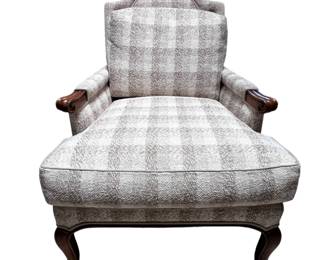 $1500 USD     Dennis & Leen Large Provincial Buffalo Plaid Arm Chair B239-02    Add a touch of sophistication to any room with the Dennis & Leen Large Provincial Buffalo Plaid Arm Chair. Its elegant design and premium quality make it a luxurious addition to your home. Experience comfort and style like never before with this stunning arm chair.

Dimensions: 29 x 32 x 39H in  |  Seat 21 x 21 x 19H in  |  Arm 23H in

Condition: This is a used piece that is in like new condition.  A beautiful piece.

Location: Local pick up Lake Oswego, OR 97034.  Shipper suggestions available upon request.     https://goodbyhello.com/products/english-leather-arm-chair-239-01-copy?_pos=6&_sid=f4ac17e30&_ss=r