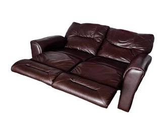 $950 USD     La-Z-Boy Cordovan Leather Double Reclining Loveseat MH246-1      Sink into the rich, supple leather and recline in comfort with the wall away feature, perfect for small spaces. Elevate your style and relaxation with this elevated piece of furniture.

Dimensions: 61 x 40 x 37H in

Condition: Used in very good condition.   

Location: Local pick up Lake Oswego, OR 97035. Shipper suggestions available upon request.       https://goodbyhello.com/products/lazy-boy-cordovan-leather-wall-away-2-seater-loveseat-246-01?_pos=1&_sid=f221fba08&_ss=r