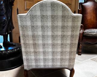 $1500 USD     Dennis & Leen Large Provincial Buffalo Plaid Arm Chair B239-02    Add a touch of sophistication to any room with the Dennis & Leen Large Provincial Buffalo Plaid Arm Chair. Its elegant design and premium quality make it a luxurious addition to your home. Experience comfort and style like never before with this stunning arm chair.

Dimensions: 29 x 32 x 39H in  |  Seat 21 x 21 x 19H in  |  Arm 23H in

Condition: This is a used piece that is in like new condition.  A beautiful piece.

Location: Local pick up Lake Oswego, OR 97034.  Shipper suggestions available upon request.     https://goodbyhello.com/products/english-leather-arm-chair-239-01-copy?_pos=6&_sid=f4ac17e30&_ss=r