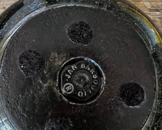 $150 USD     Jan Barboblio Smoked Glass Box w/Metal Lid 239-28    Elevate your home decor with the Jan Barboblio Smoked Glass Box. Crafted with a metal lid and smoked glass, this box exudes elegance and sophistication. Organize your items in style and add a touch of luxury to any room. Perfect as a statement piece or a functional storage solution.

Dimensions: 5.5 x 5.5 x 7H in

Condition: Used in like new condition.

Location: Local pick up Lake Oswego, OR 97034.     https://goodbyhello.com/products/hand-painted-italian-vase-239-27-copy?_pos=3&_sid=6caa0fa1a&_ss=r