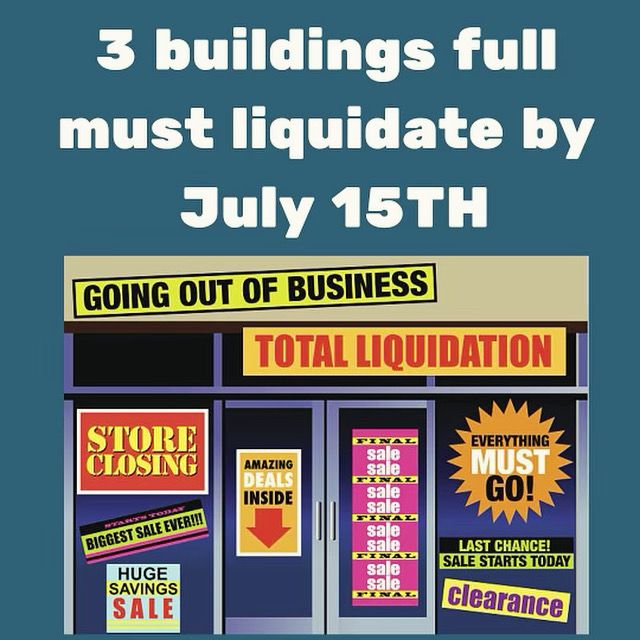 Auction is SUNDAY registration and preview starts at 11:00