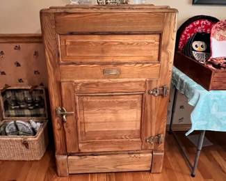 Old wood icebox! 